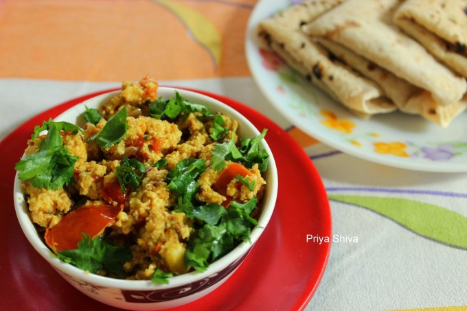 Paneer Bhurji Recipe - PRIYA KITCHENETTE