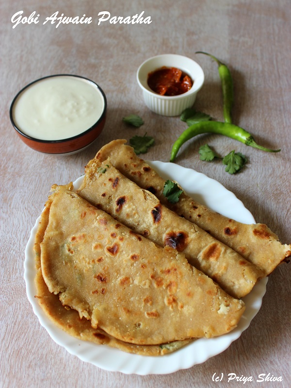 Gobi Ajwain Paratha recipe