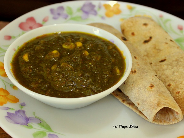 spinach corn Curry1