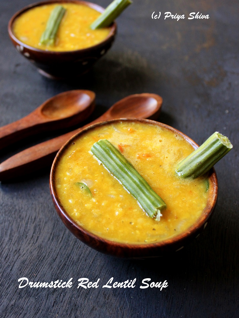 Drumstick Red Lentil Soup recipe