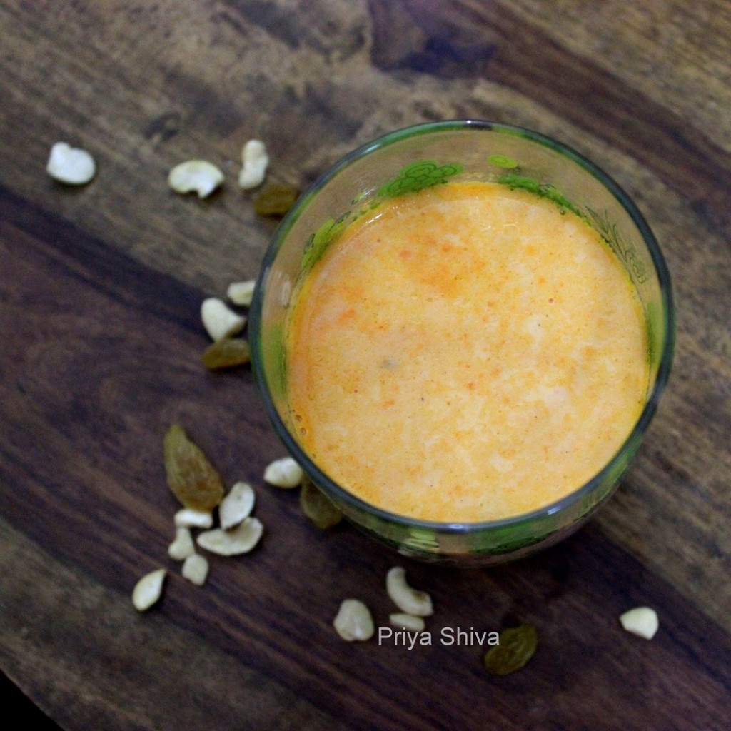 carrot payasam, pudding