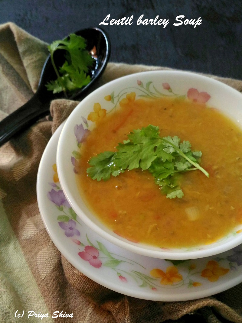 lentil barley soup recipe