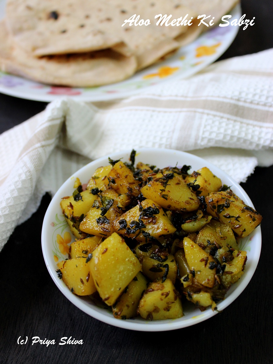 Aloo Methi Ki Sabzi - PRIYA KITCHENETTE