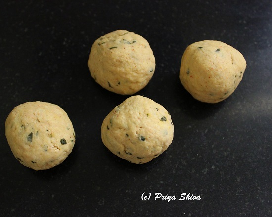 thepla dough balls