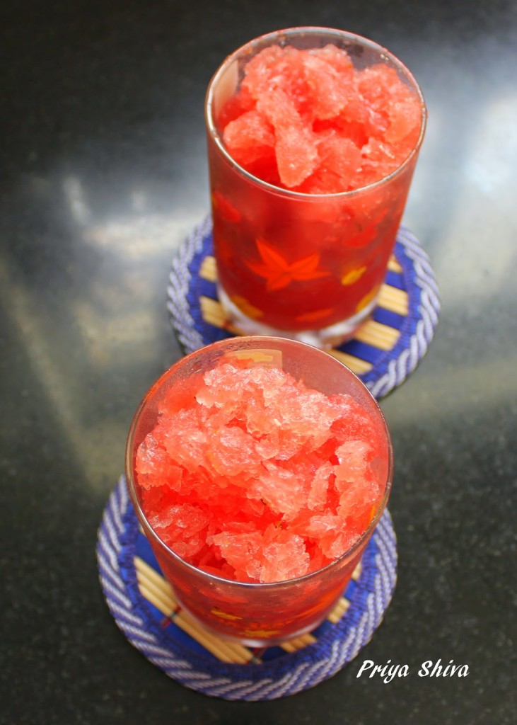 Orange Watermelon Crush - PRIYA KITCHENETTE