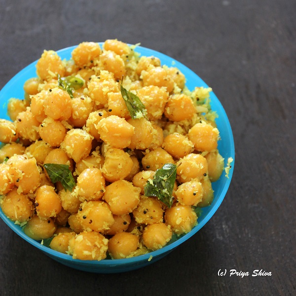 Kondakadalai Sundal – Chickpeas Sundal