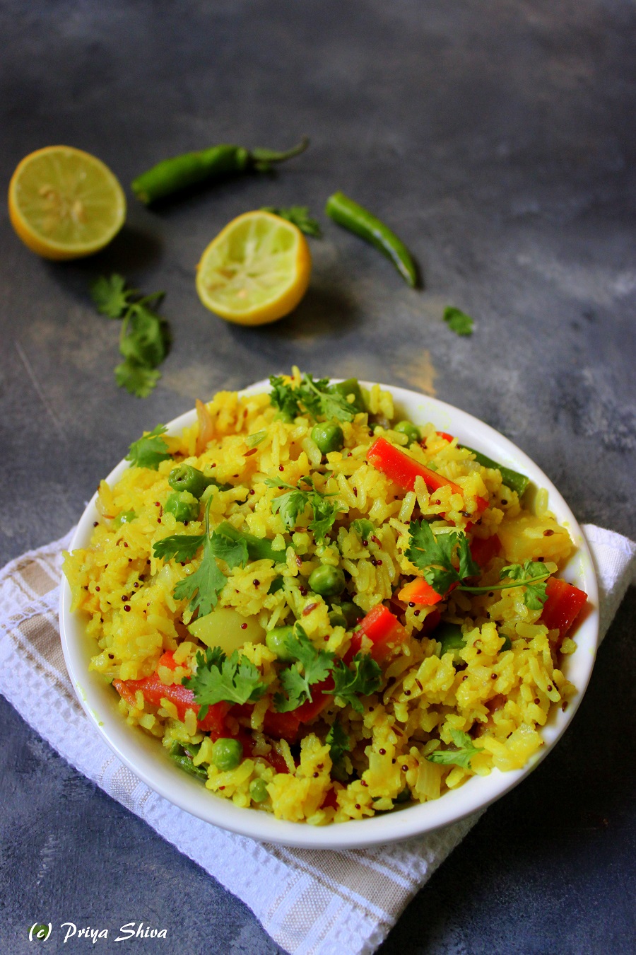 Kanda Poha – Vegetable Poha recipe