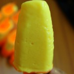 mango Frozen Yogurt popsicle, recipe