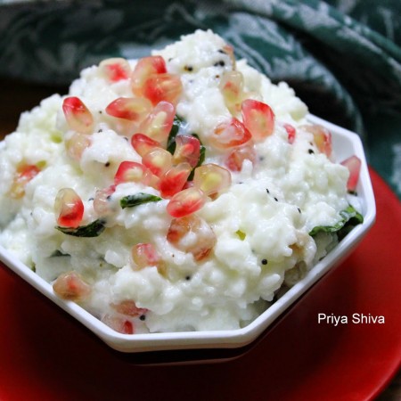 Curd With Rice Thayir Sadam - Curd Rice Recipe - PRIYA KITCHENETTE