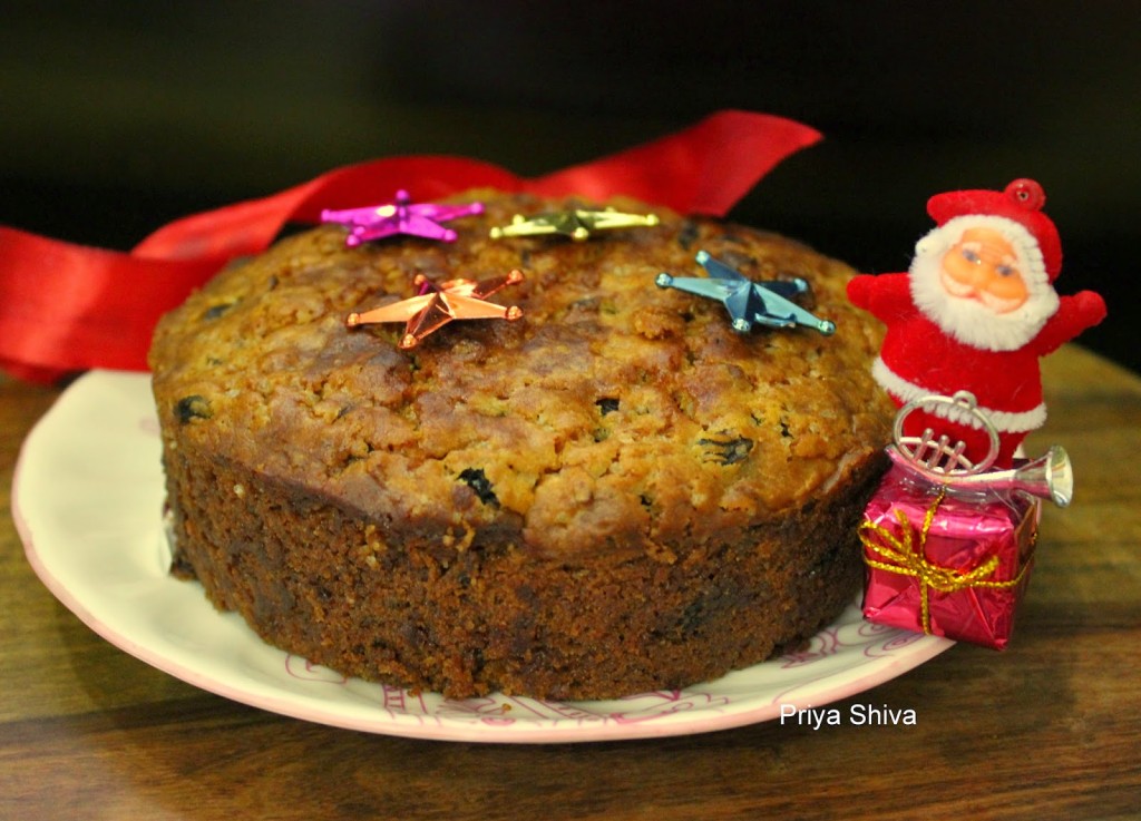 Eggless Fruit Cake without Alcohol (Vegan) - Carve Your Craving