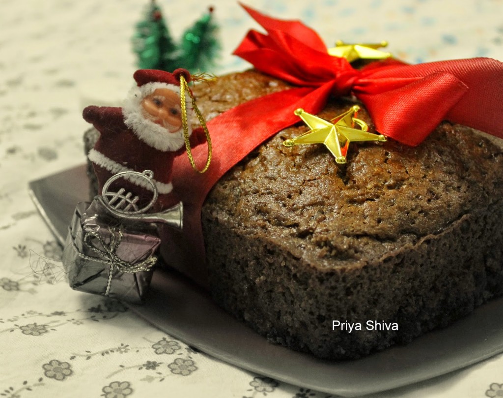cake, baking, eggless, Christmas, recipe