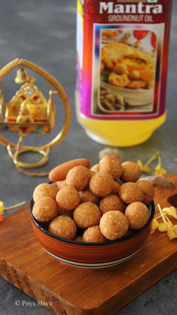 cheedai made using Idhayam Mantra groundnut oil