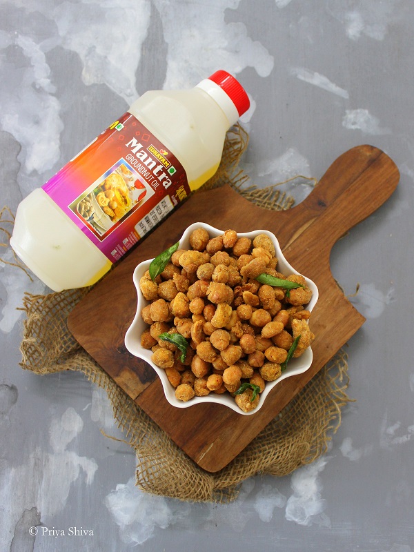 Peanut masala using Idhayam Mantra groundnut oil