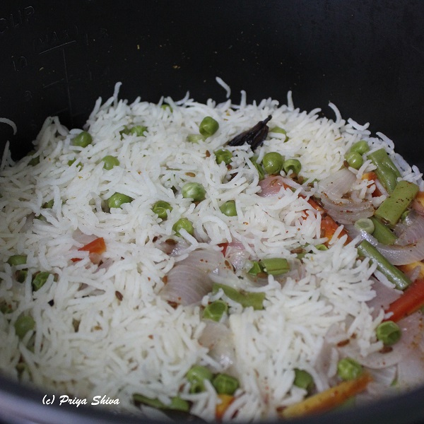 vegetable pilaf recipe