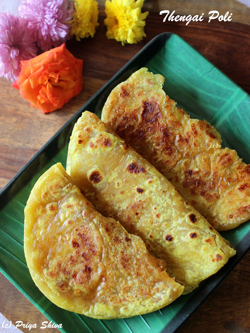 Coconut Puran Poli