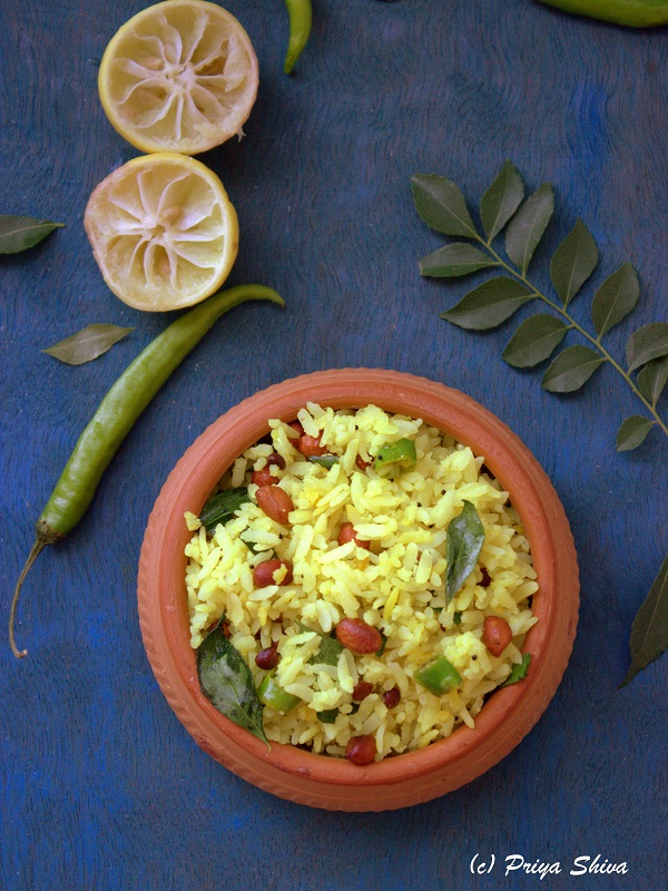 Lemon aval upma recipe