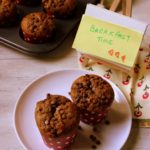 eggless coffee chocolate chip muffins