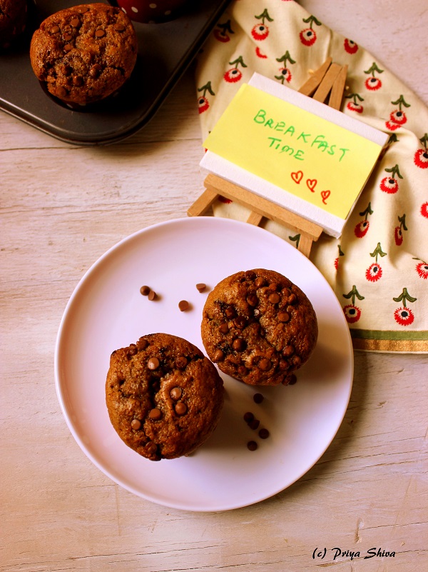 eggless-coffee-chocolate-chip-muffin-recipe
