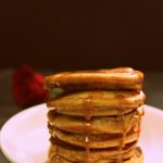 eggless Salted Caramel Coconut Banana Pancakes