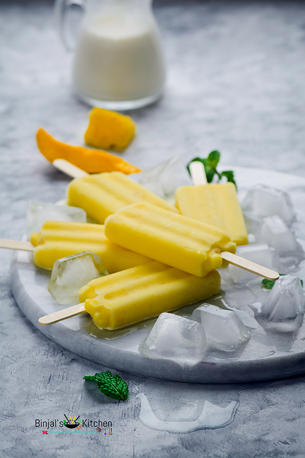 Mango Popsicles - Planted in the Kitchen