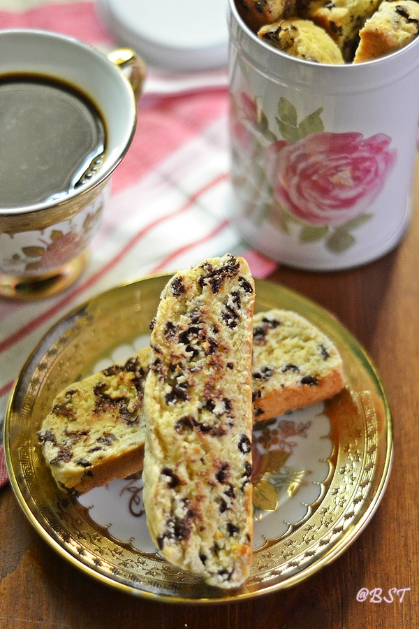 Orange Chocochip Biscotti recipe