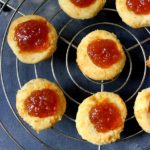 Ginger Marmalade Thumbprint Cookies