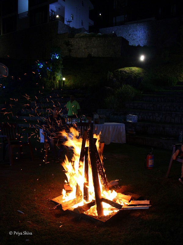 bonfire party at kodaikanal