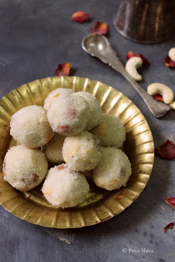 poha ladoo, aval ladoo