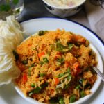 Avakai Oorugai Sadam - Pickled Vegetable Rice