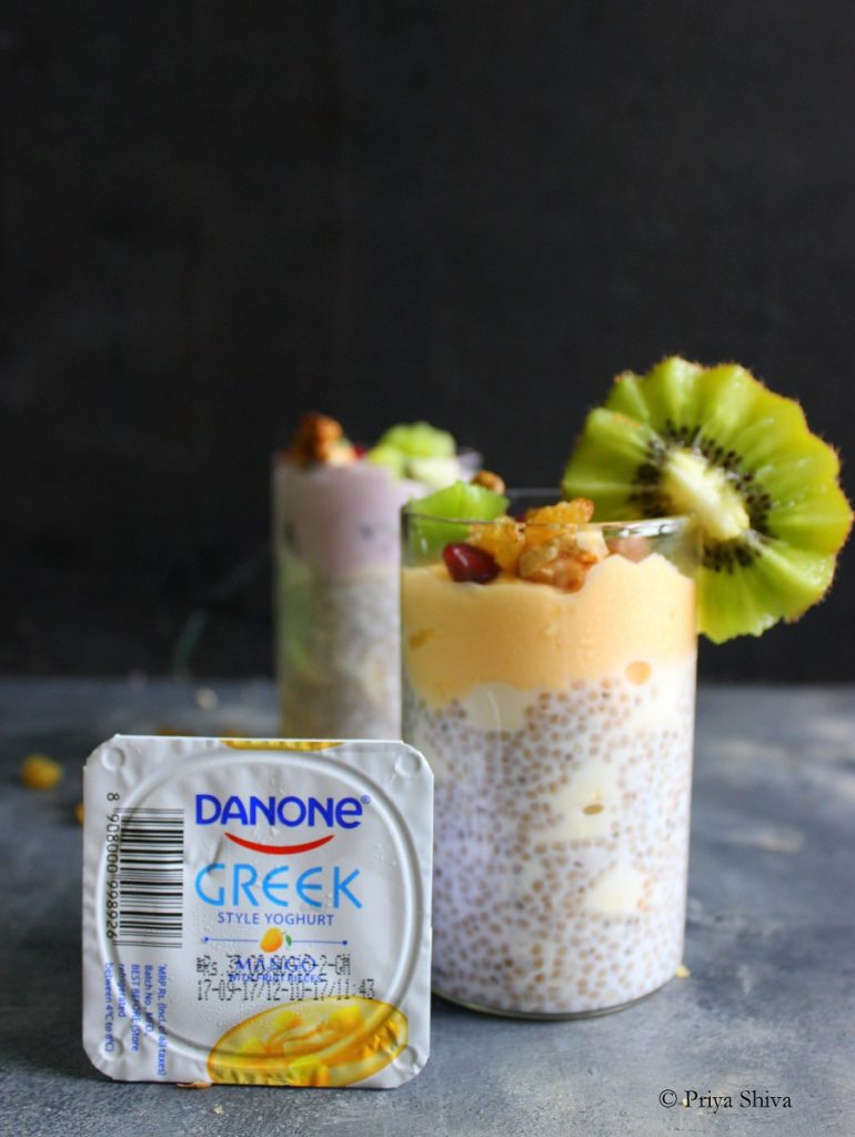 Danone Yoghurt Chia Seed Fruit Parfait