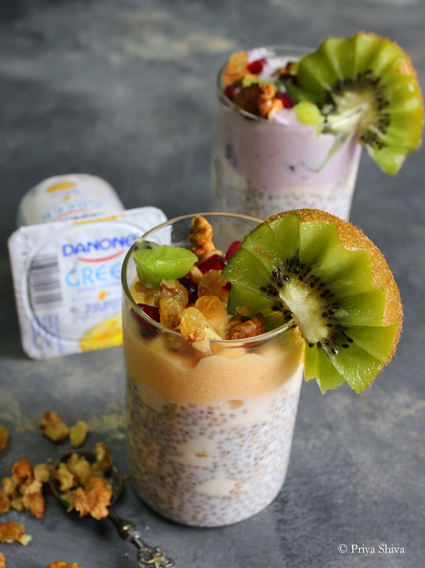 Danone Yogurt Chia Seed Fruit Parfait recipe