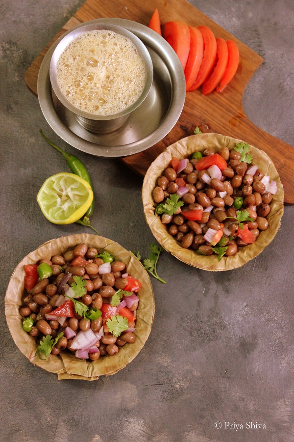 boiled peanuts chaat