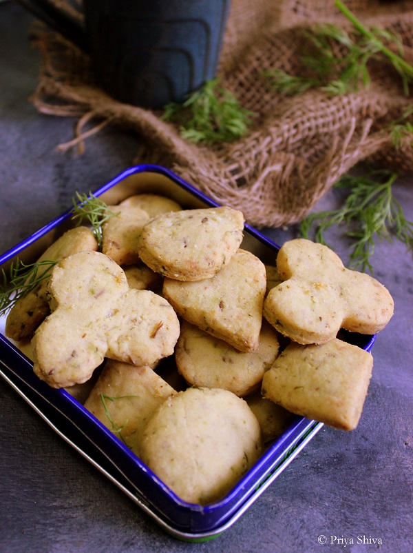 dill leaves cookies