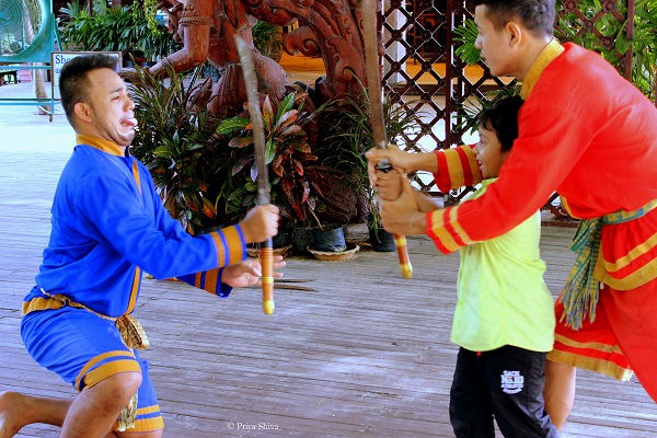 ceremonial Thai sword dance