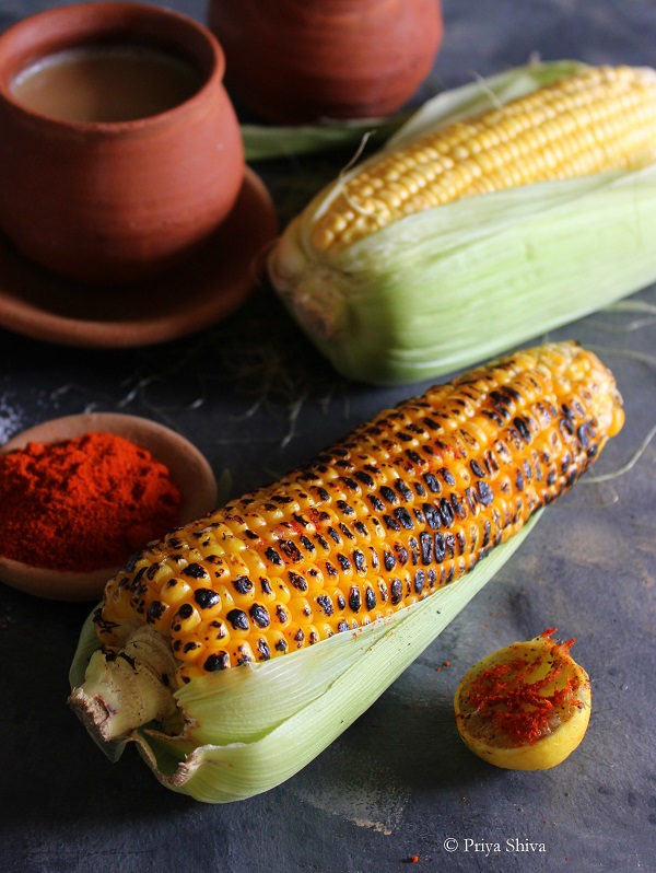 roasted corn on the cob