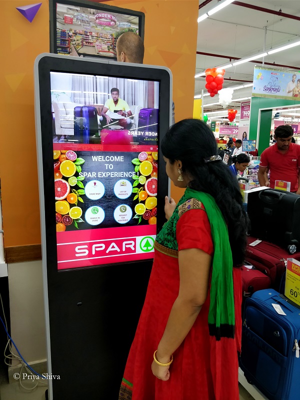 Spar Hypermarket self assist kiosk