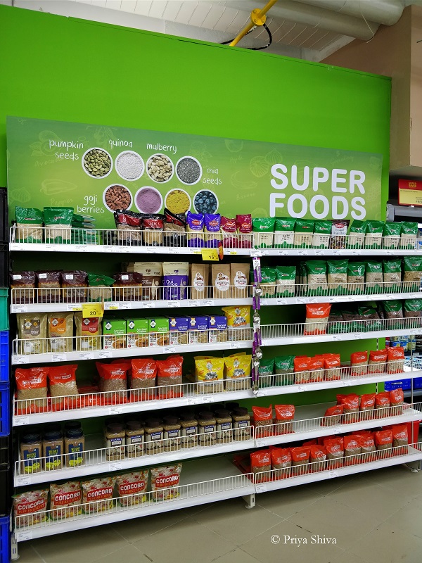 super food section - spar hypermarket