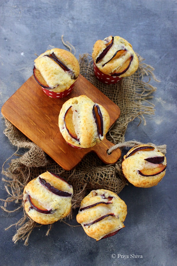 eggless plum muffin recipe