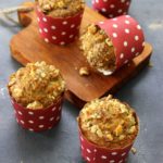 eggless carrot banana muffin