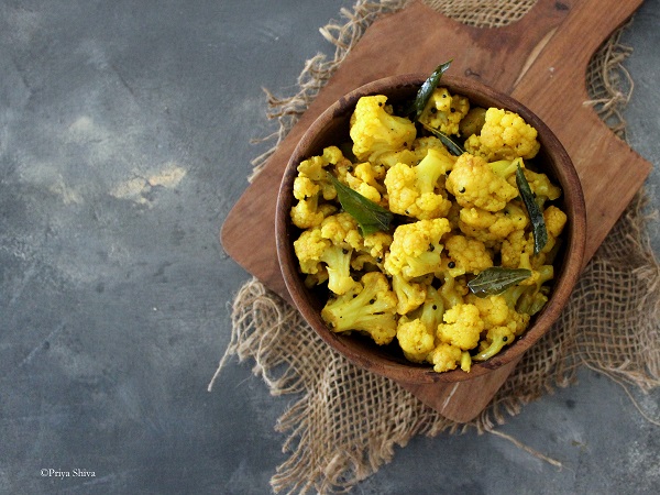 cauliflower pepper fry